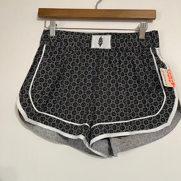 NWT Free People Movement Varsity Blues Printed Shorts | S - Picture 3 of 7